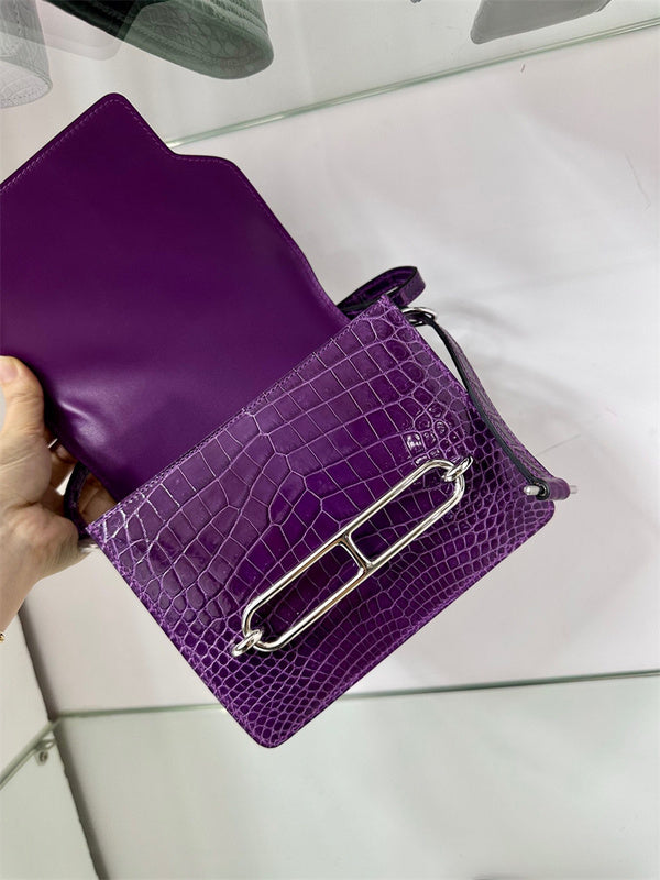  statement satchel detail view showing craftsmanship