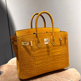  Modern crossbody bag carried on shoulder
