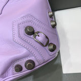 Effortless Faux Leather Handbag - Signature Hardware Accents | Women's Designer-Inspired Purse #313 - styled full view (image 7) of designer-inspired handbag