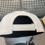 Close-up detail view of Burberry unisex cap