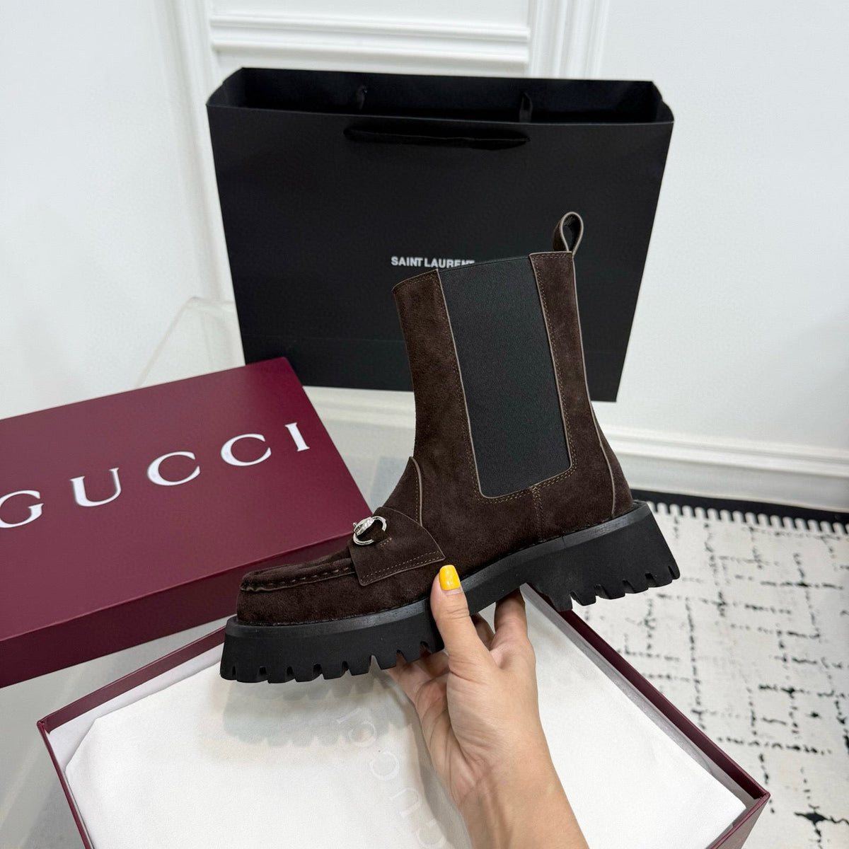 Gucci Shoes? Gucci Boots Premium Designer Casual Shoes