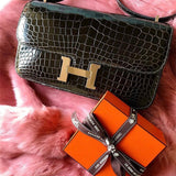 Statement bag shown from front angle