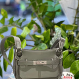 Close-up detail of modernist bag design