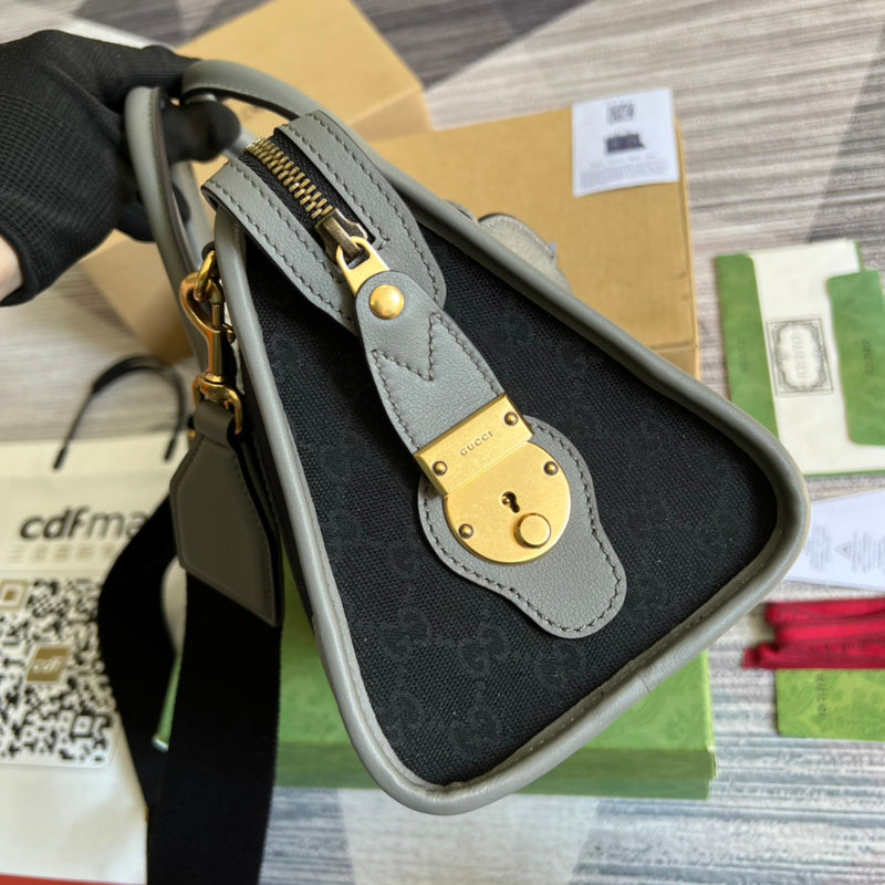 Top view of sleek elevated women's handbag – women's designer-style accessory