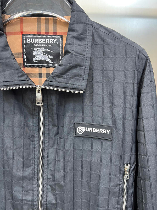 Close-up of Burberry designer clothing craftsmanship