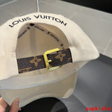 Close-up detail view of Louis Vuitton unisex cap