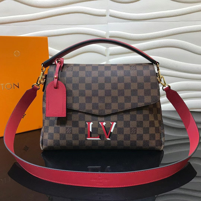 Side profile of structured premium women's handbag – women's designer-style accessory