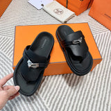 Hermes sandals Style 221 - styled lifestyle view