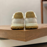 Gucci stone beige luxury sneakers view 8 chunky sole construction
