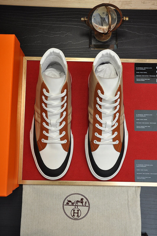 Hermes shoes Style 048 - logo and branding close-up