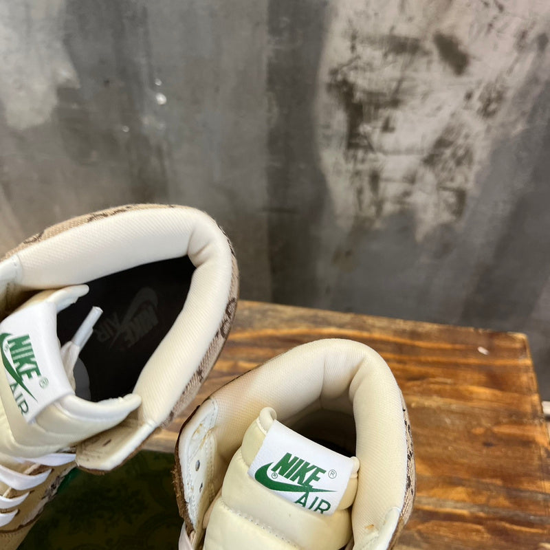 Gucci classic monochrome luxury sneakers view 9 retro runner design