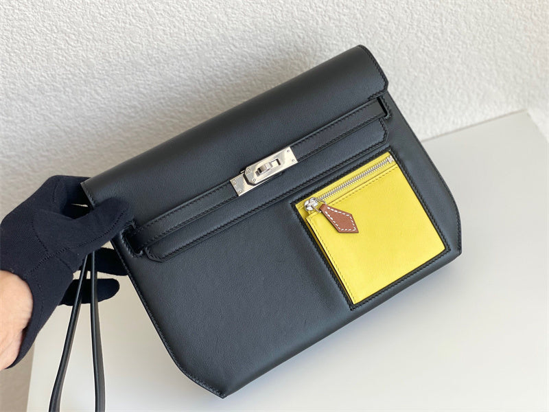 Clean-Lined handbag styled for everyday wear
