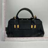 Sorantoria elegant leather Handbag top view