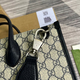 Interior view of refined chic women's handbag – women's statement bag