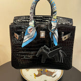 Close-up detail of classic bag design