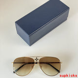 Side view of Louis Vuitton unisex sunglasses