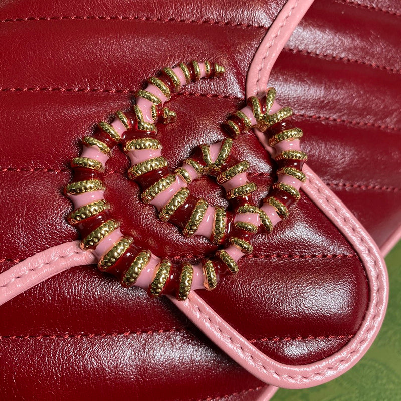 Back view of statement signature women's handbag – women's statement bag