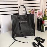 Top view of refined polished women's handbag – women's premium purse
