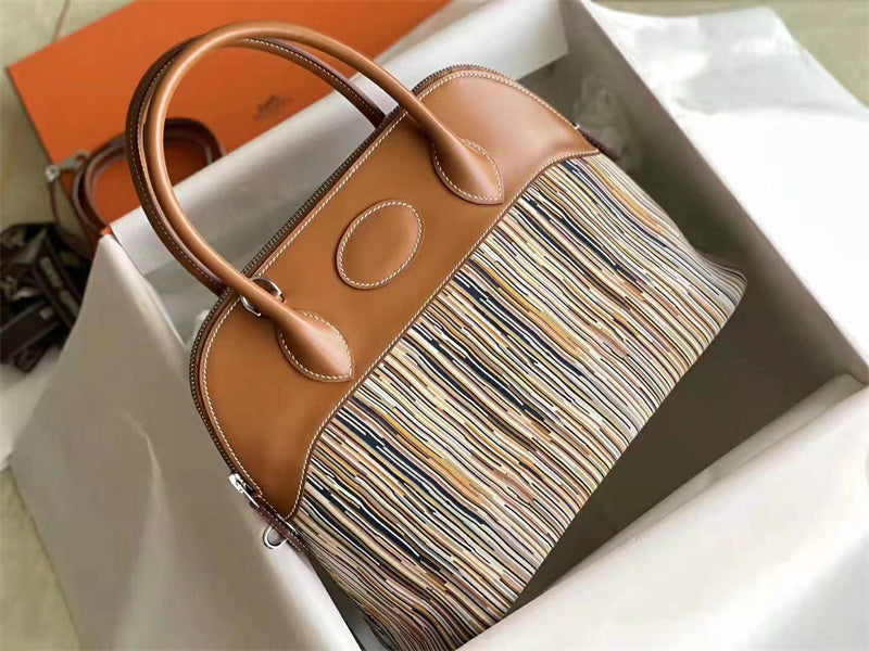 Close-up detail of fluid bag design