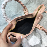 Statement Vegan Leather Handbag - Refined Silhouette | Women's Everyday Carry Handbag #700 - texture close-up (image 9) of designer-inspired handbag