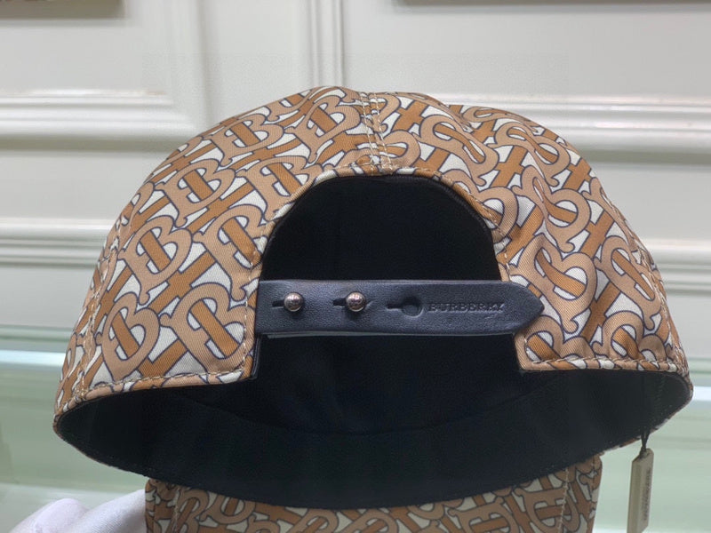 Side view of Burberry unisex cap