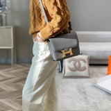Streamlined handbag styled for everyday wear
