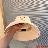 Close-up detail view of Louis Vuitton unisex cap