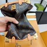  refined top-handle bag detail view showing craftsmanship