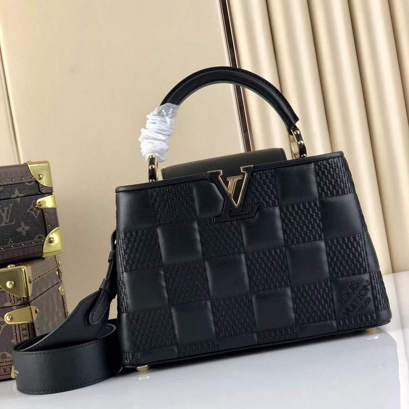 Close-up detail of classic everyday-luxe women's handbag – women's statement bag