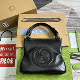 Front view of polished statement women's handbag – women's luxury handbag