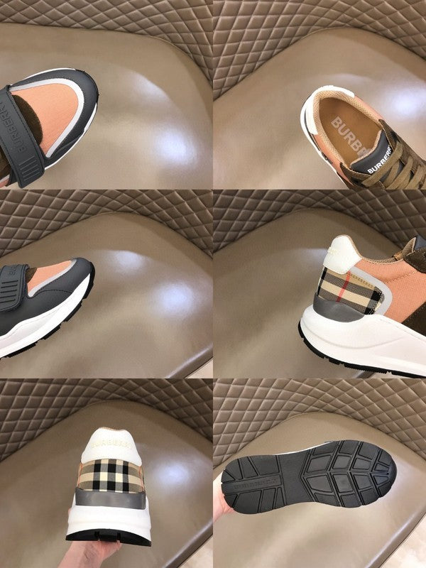 Burberry Tan Ankle Boots - Side Profile View