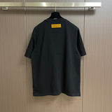 Side profile of Louis Vuitton cotton t-shirt with logo-detail design
