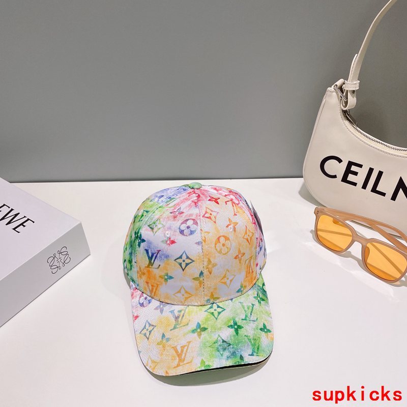 Close-up detail view of Louis Vuitton unisex cap
