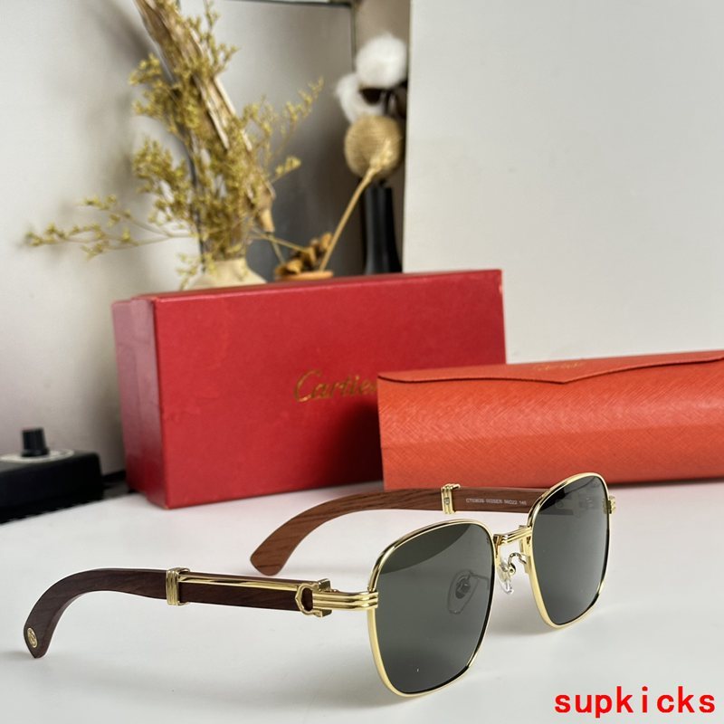 Lifestyle view of Cartier unisex sunglasses