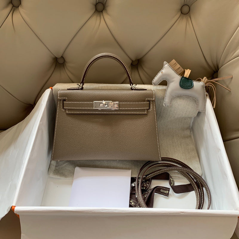 Interior view of elegant premium bag