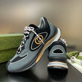 Gucci crisp white luxury sneakers view 5 heritage-inspired look