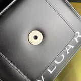 Refined Faux Leather Handbag - Refined Silhouette | Women's Statement Accessory #1707 - back view (image 4) of designer-inspired handbag