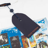 Flat lay presentation of Louis Vuitton luxury clothing with streetwear-inspired cut