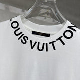 Front view of Louis Vuitton cotton t-shirt with streetwear-inspired cut