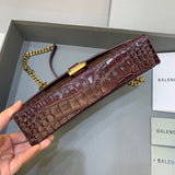 Effortless Premium PU Leather Handbag - Smooth Faux-Leather Exterior | Women's Luxury Handbag #464 - hardware and detail close-up (image 5) of designer-inspired handbag