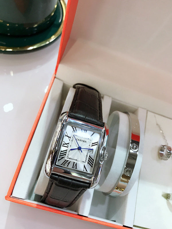 Close-up detail view of Cartier unisex jewelry piece
