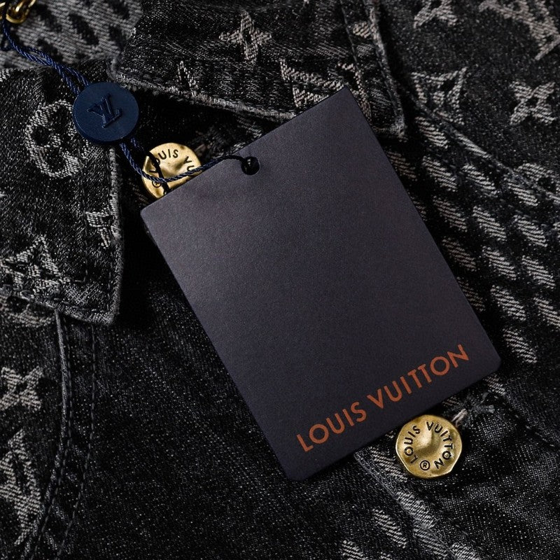 Back view of Louis Vuitton luxury clothing with relaxed-fit cut