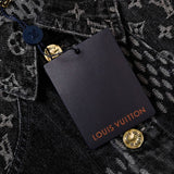 Back view of Louis Vuitton luxury clothing with relaxed-fit cut