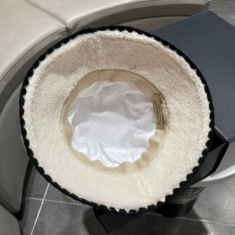 Side view of Burberry unisex cap