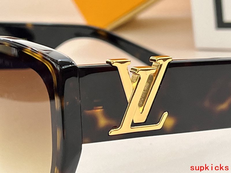 Lifestyle view of Louis Vuitton unisex sunglasses