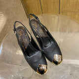 Louis Vuitton Burgundy Loafer Flats - Front View