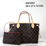 Front view of signature modern women's handbag – women's statement bag