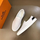 Hermès Grey Ankle Strap Heels - Angled View