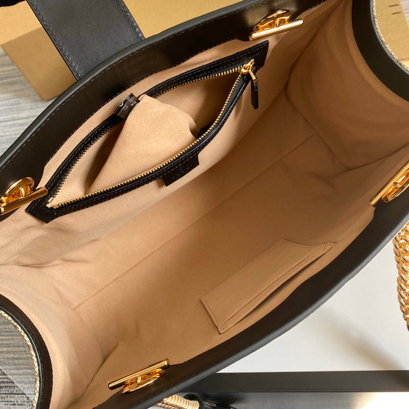 Close-up detail of refined elevated women's handbag – women's statement bag