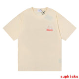 Full styled look of Rhude luxury clothing with everyday silhouette